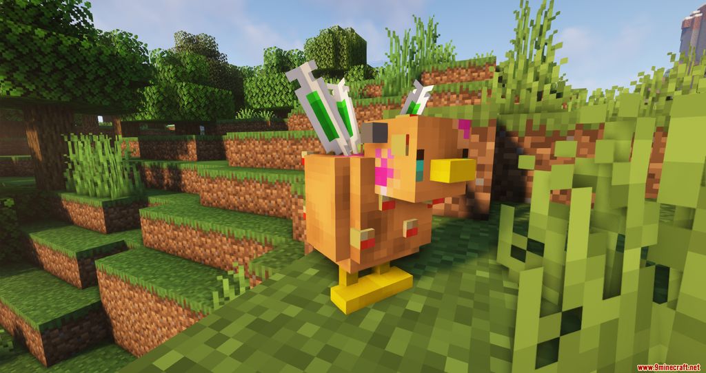 Chicken Mod (1.16.5) – New Chicken Variants around the World 8