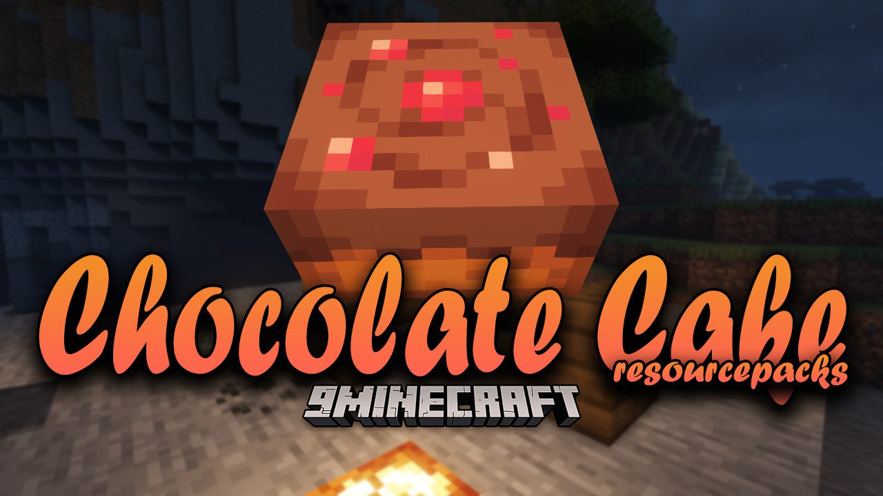 Chocolate Cake Resource Pack (1.20.6, 1.20.1) – Texture Pack 1