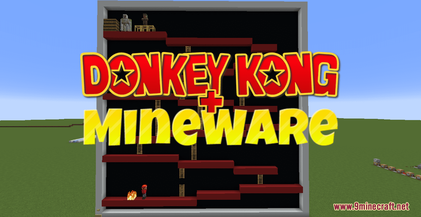 Donkey Kong + MineWare Map (1.18.2) - Two Interesting Minigames! 1