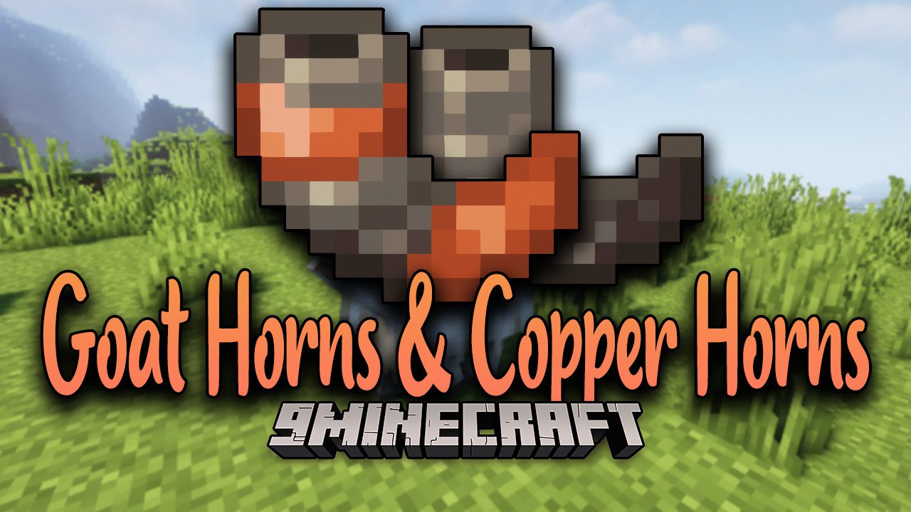 Goat Horns and Copper Horns Mod (1.18.2, 1.17.1) – Play music with Horns 1