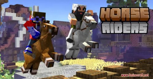 Horse Riders Map (1.18.2) – A Functional Horse Racing Game Thumbnail