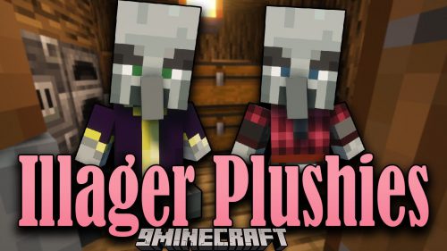 Illager Plushies Mod (1.19, 1.18.2) – an Adorable Stuffed Animal Thumbnail