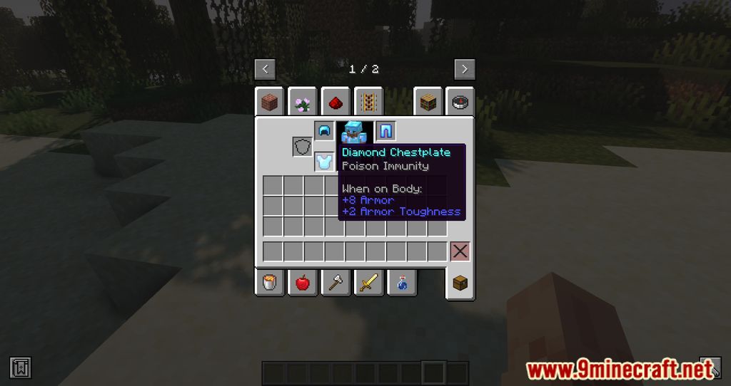 Immunity Enchantments Mod (1.19.4, 1.18.2) – New Defensive Enchantments 2