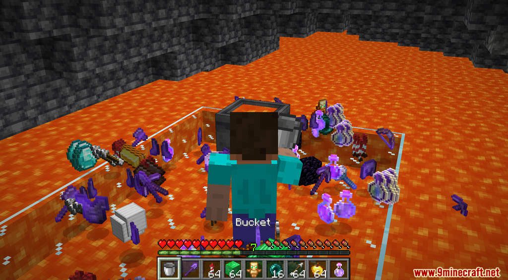 Minecraft But Filling Cauldron Gives OP Loots Data Pack (1.19.3, 1.18.2) 10