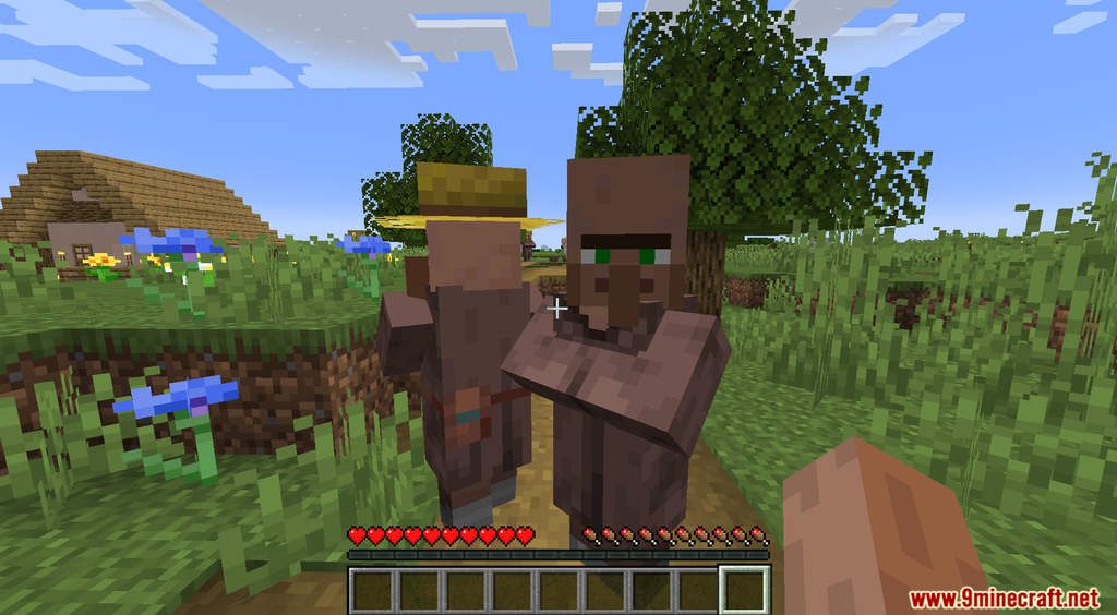 Minecraft But Talking With Villager Give OP Loots (1.19.3, 1.18.2) 3