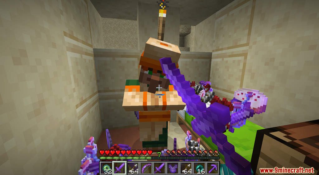 Minecraft But Talking With Villager Give OP Loots (1.19.3, 1.18.2) 9