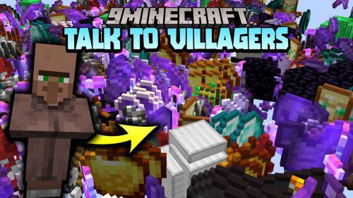 Minecraft But Talking With Villager Give OP Loots (1.19.3, 1.18.2) Thumbnail