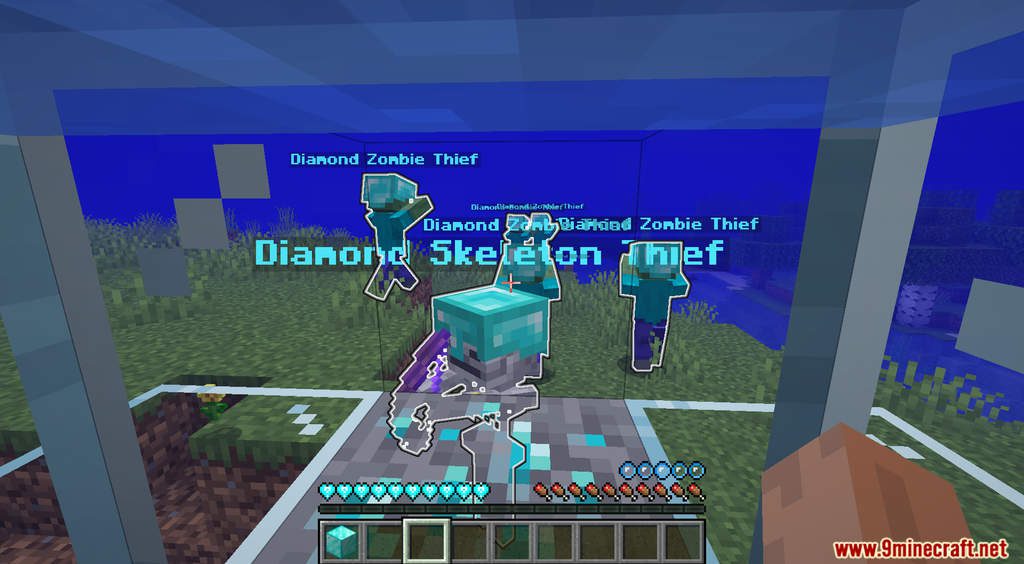 Minecraft But There Are Diamond Lucky Hearts (1.19.3, 1.18.2) 8