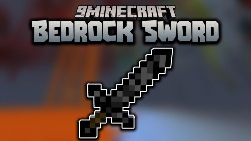 Minecraft But You Can Craft Bedrock Sword Data Pack (1.19.3, 1.18.2) Thumbnail