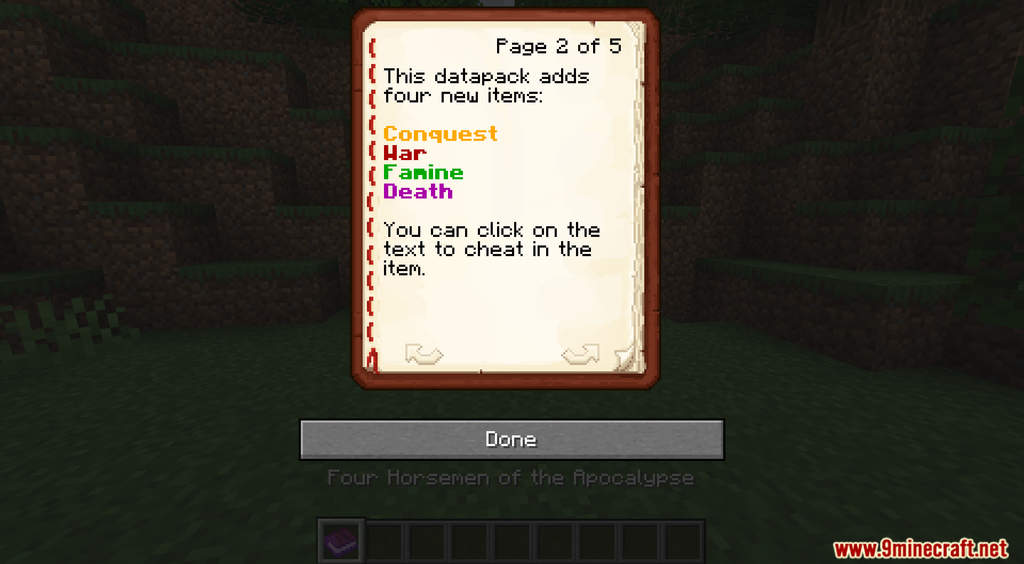 Minecraft But You Control The Four Horsemen Of The Apocalypse Data Pack (1.19.3, 1.18.2) 2