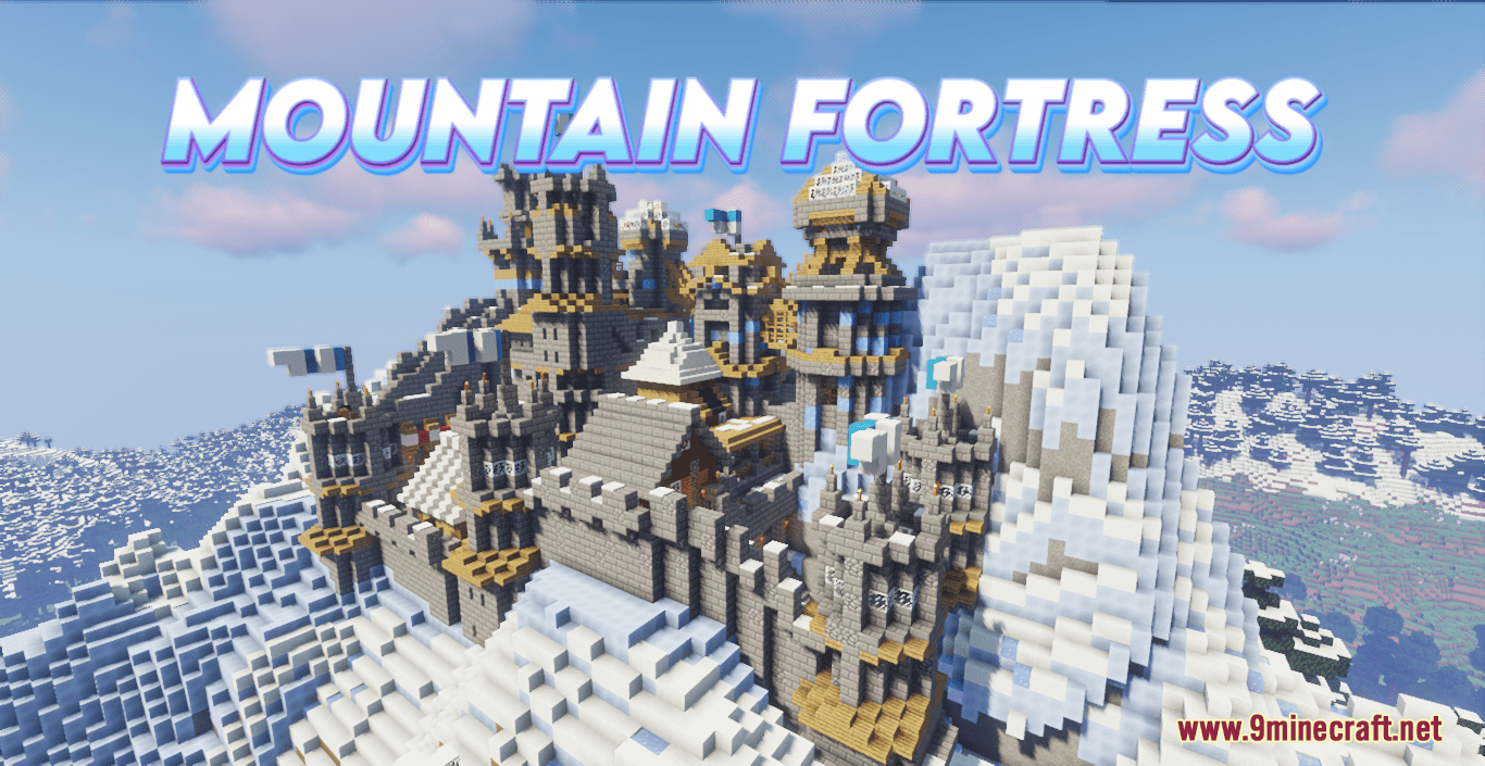 Mountain Fortress Map (1.20.4, 1.19.4) - Medieval Survival Castle 1