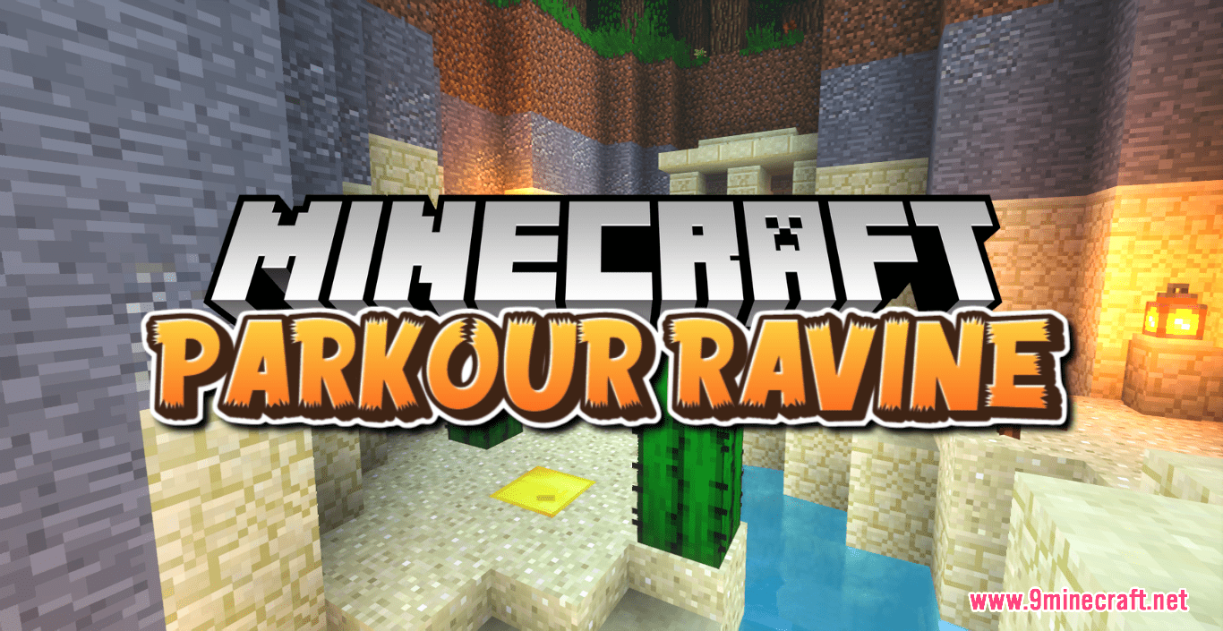 Parkour Ravine Map (1.21.1, 1.20.1) - Adventure In a Long and Winding Ravine 1