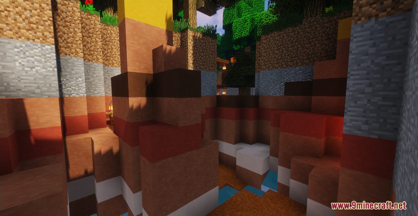 Parkour Ravine Map (1.21.1, 1.20.1) - Adventure In a Long and Winding Ravine 9