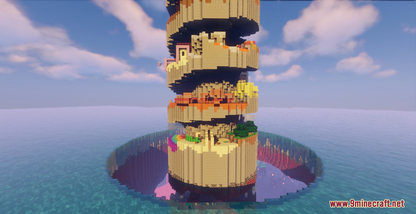 Parkour Spiral 2 Map (1.19.4, 1.18.2) - Jump Your Way Up From the Nether! 3