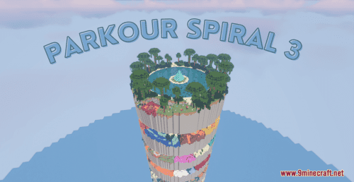 Parkour Spiral 3 Map (1.21.1, 1.20.1) – Enjoy the Endless Fun! Thumbnail