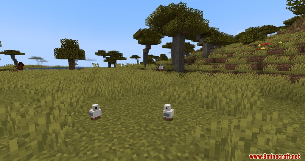 Pleasant Pigeons Mod (1.19, 1.18.2) - New Benevolent Entity 2