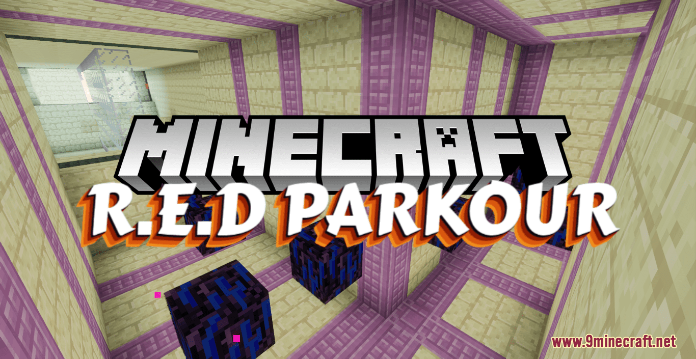 R.E.D. Parkour Map (1.18.1) - How Far Can You Go? 1