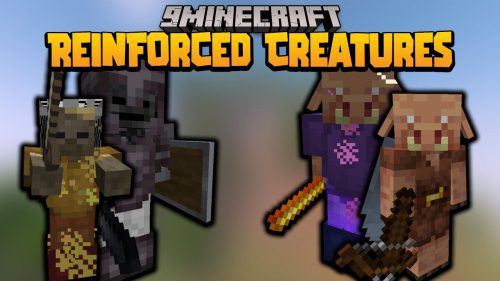 Reinforced Creatures Data Pack (1.19.3, 1.18.2) – Powerful Hostile Mobs Thumbnail