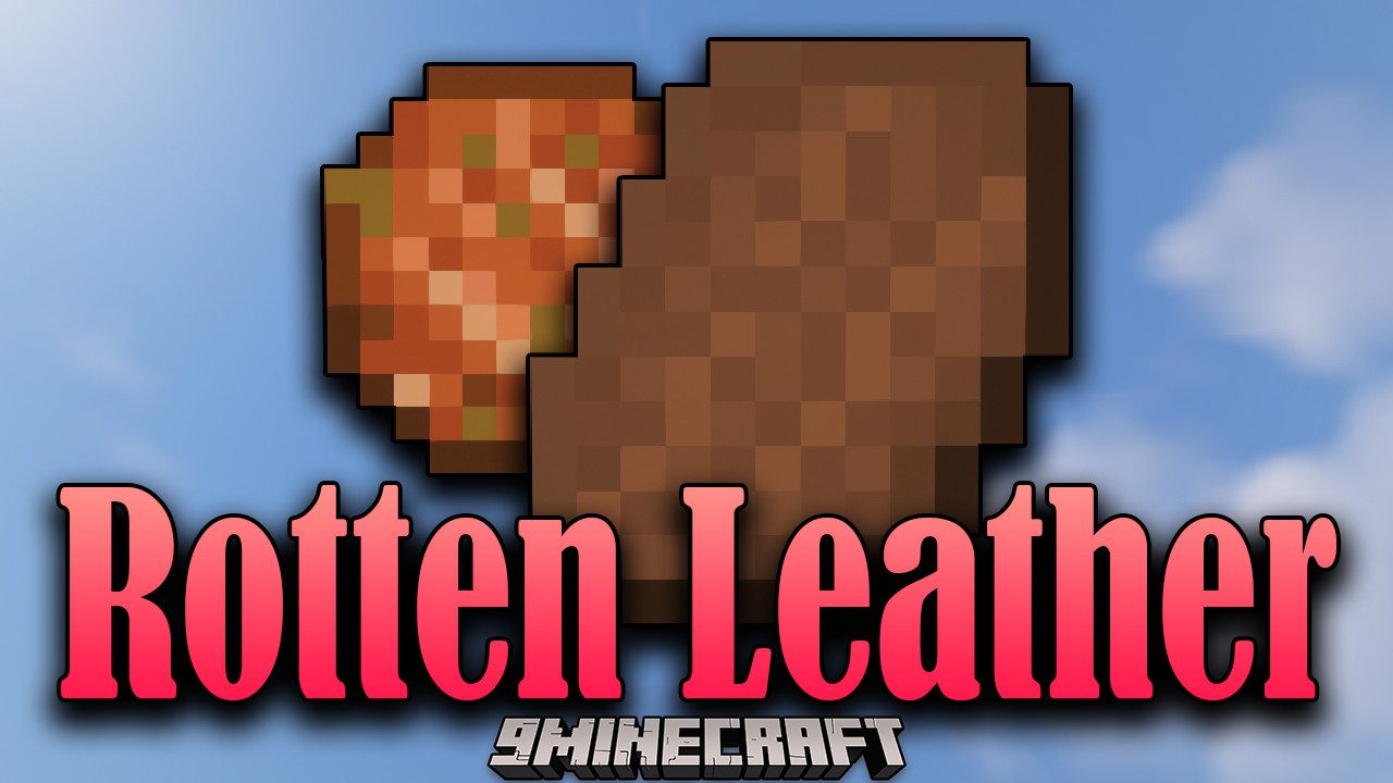 Rotten Leather Mod (1.20.4, 1.19.2) - Create Leather out of Rotten Flesh 1