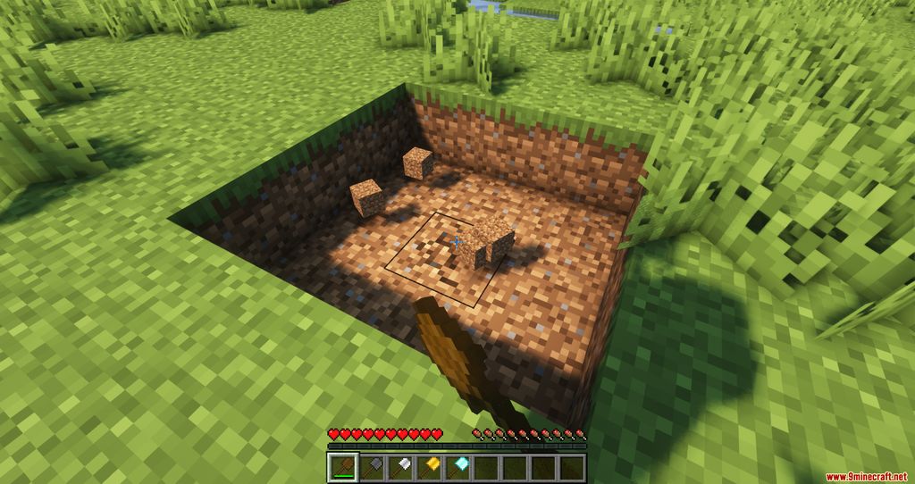 Spades Extension Mod (1.18.2, 1.17.1) – Dig a wider area 8