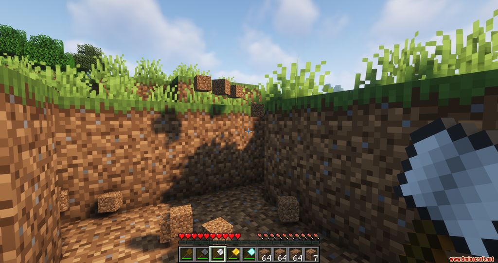 Spades Extension Mod (1.18.2, 1.17.1) – Dig a wider area 10