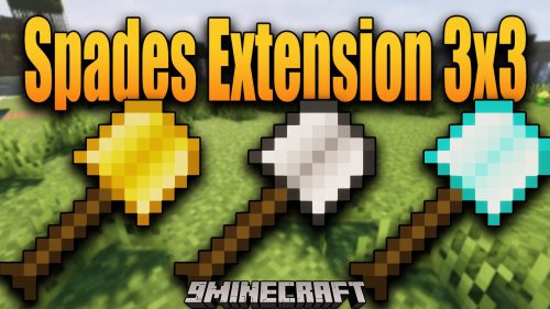 Spades Extension Mod (1.18.2, 1.17.1) – Dig a wider area Thumbnail