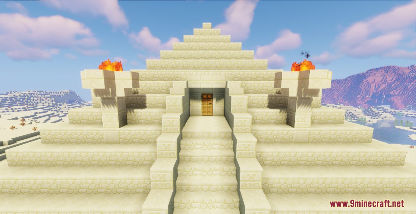 The Pyramid Map (1.20.4, 1.19.4) - An Epic Desert Survival Base 3