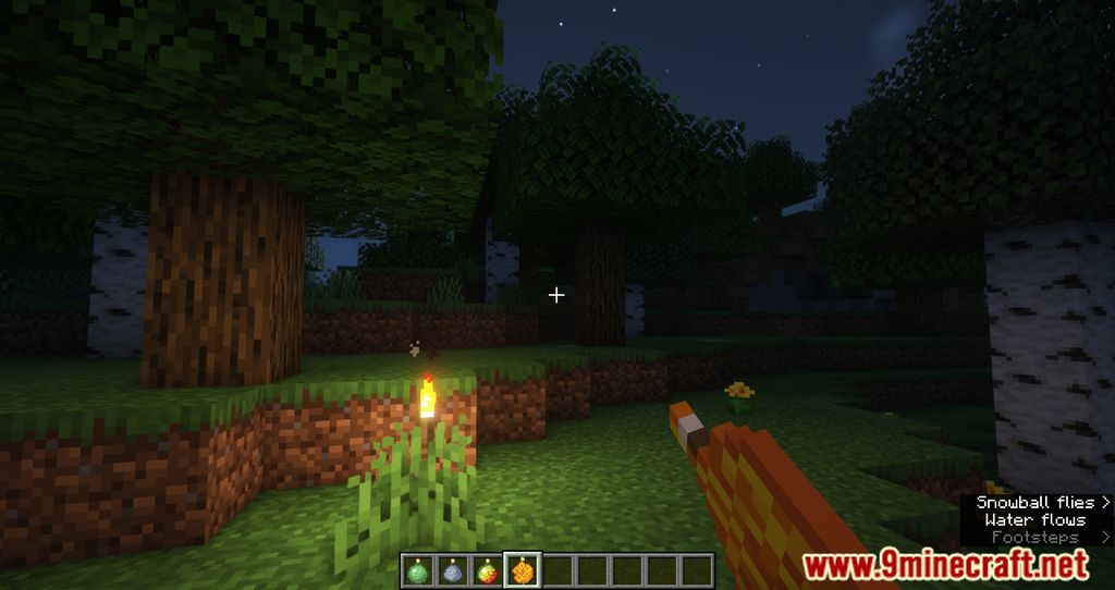 Throwable Torch Mod (1.19.4, 1.18.2) – Throwing Light Source onto the Walls 11