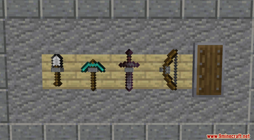 Tool Rack Data Pack (1.20.2, 1.19.4) - Store your Tools and Weapons! 12