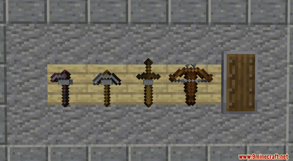 Tool Rack Data Pack (1.20.2, 1.19.4) - Store your Tools and Weapons! 13