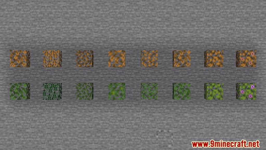 Visual Leaf Decay Resource Pack (1.20.6, 1.20.1) – Texture Pack 5