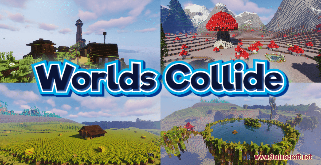 Worlds Collide Map (1.18.2) - A Visually Satisfying Journey With Interesting Challenges 1