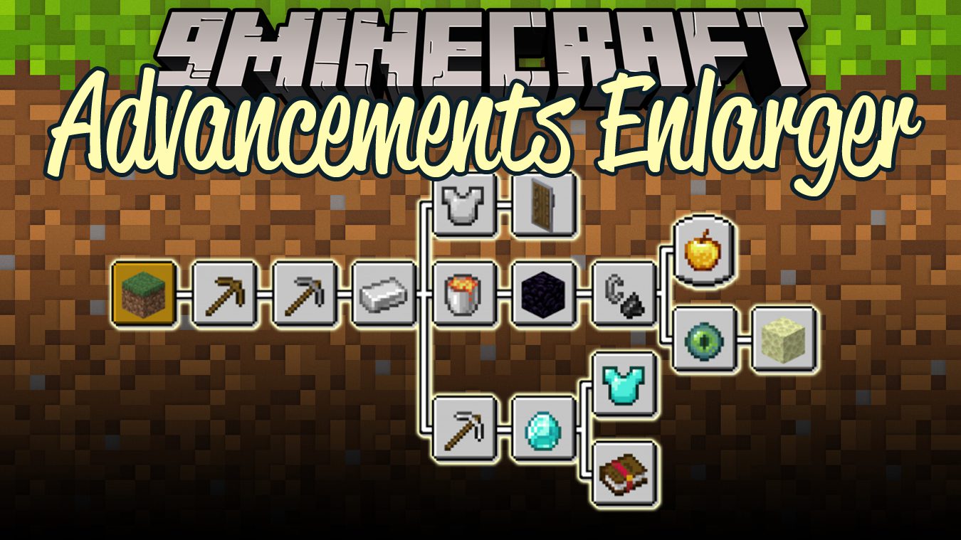 Advancements Enlarger Mod (1.20.1, 1.19.4) - Enlarge the Advancements Window 1