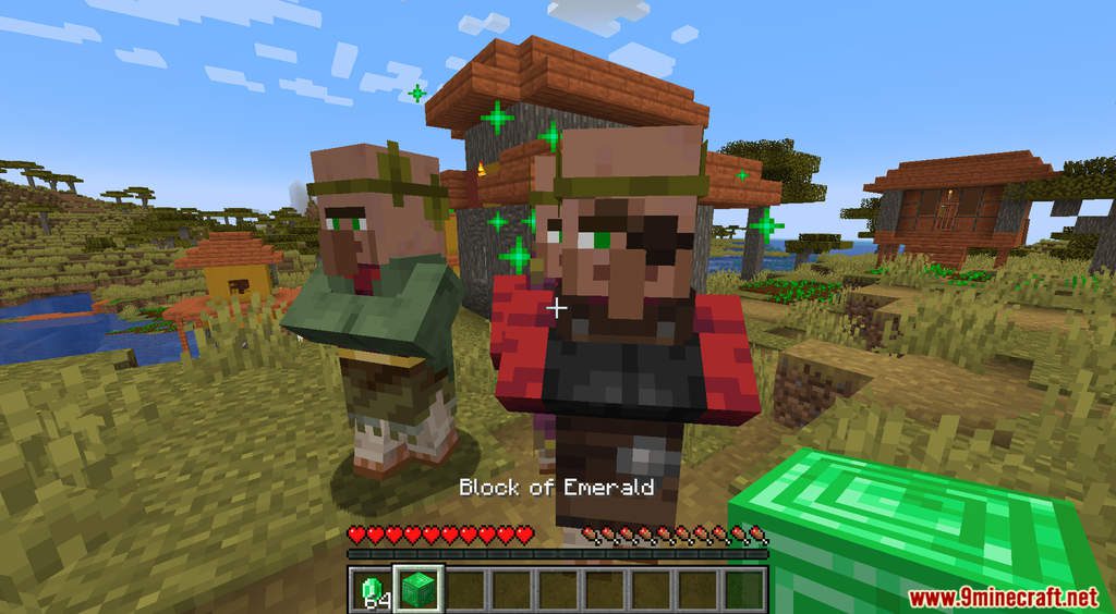 Attract Villagers Data Pack (1.19.3, 1.18.2) - Makes Villager follow you 4