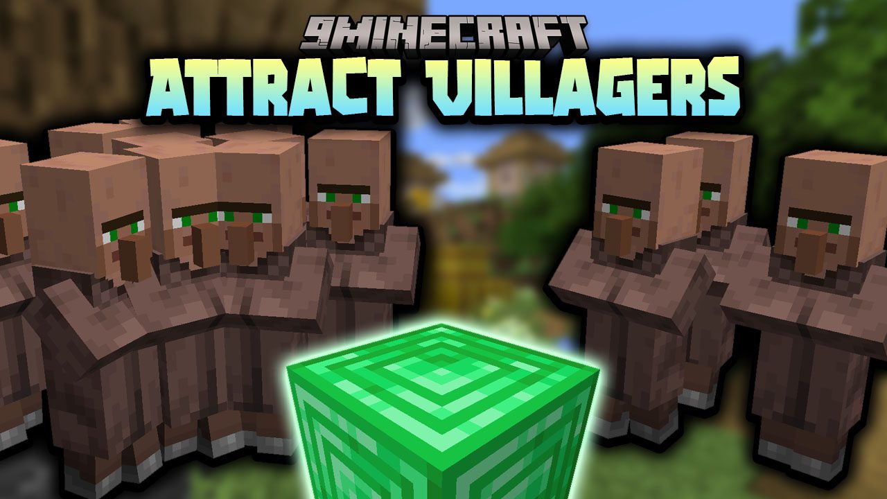 Attract Villagers Data Pack (1.19.3, 1.18.2) - Makes Villager follow you 1