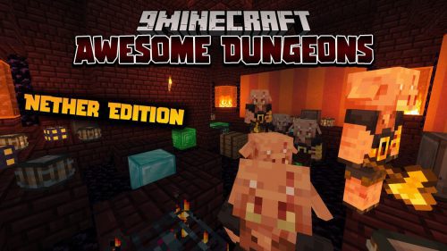 Awesome Dungeon Nether Data Pack (1.19.3, 1.18.2) – Highly Dangerous Dungeons Thumbnail