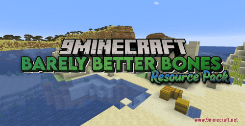 Barely Better Bones Resource Pack (1.20.6, 1.20.1) – Texture Pack Thumbnail