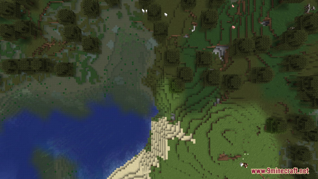 Better Biome Blend Mod (1.19, 1.18.2) - Improve Biome Color Blending 4