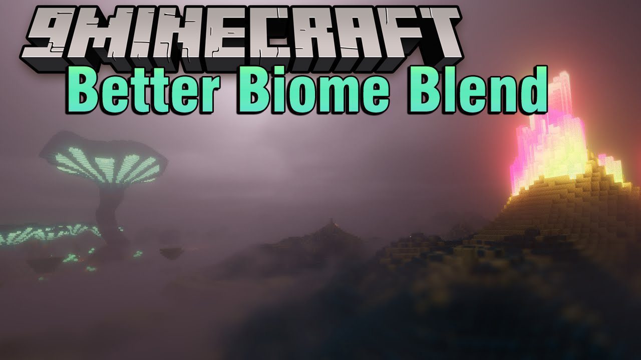 Better Biome Blend Mod (1.19, 1.18.2) - Improve Biome Color Blending 1