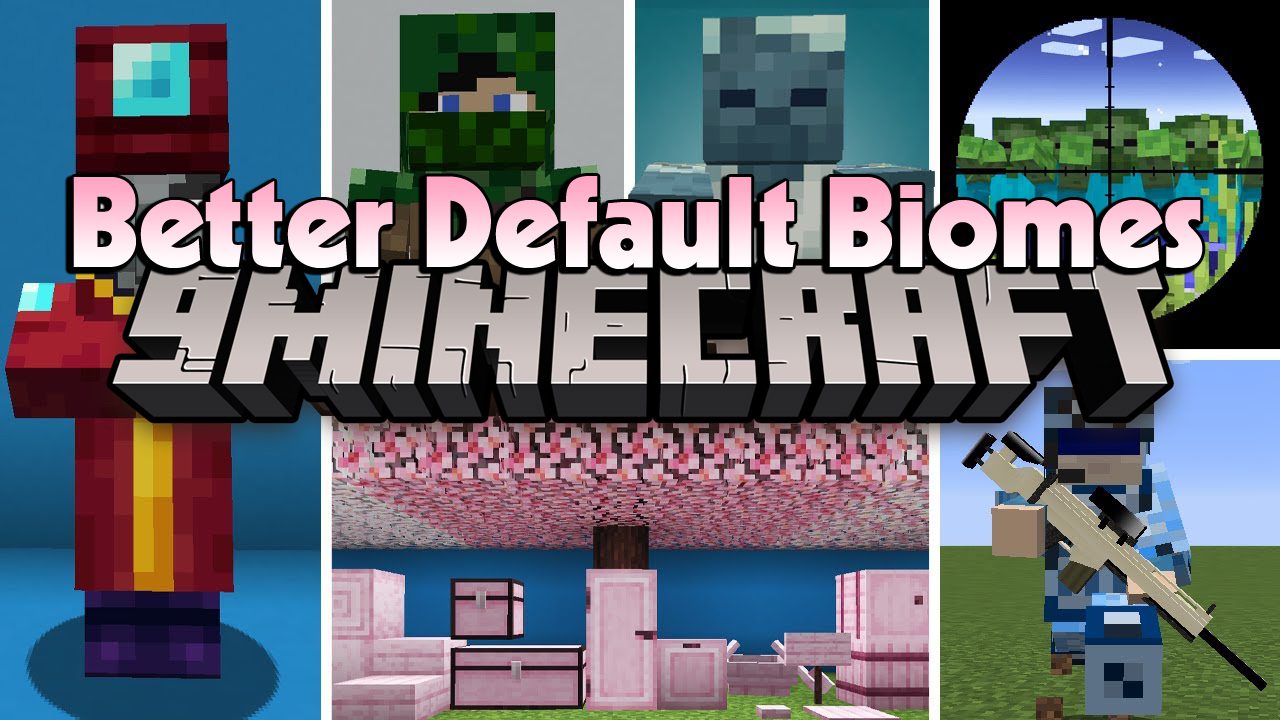 Better Default Biomes Mod (1.20.2, 1.19.4) - Enhance the Vanilla World 1