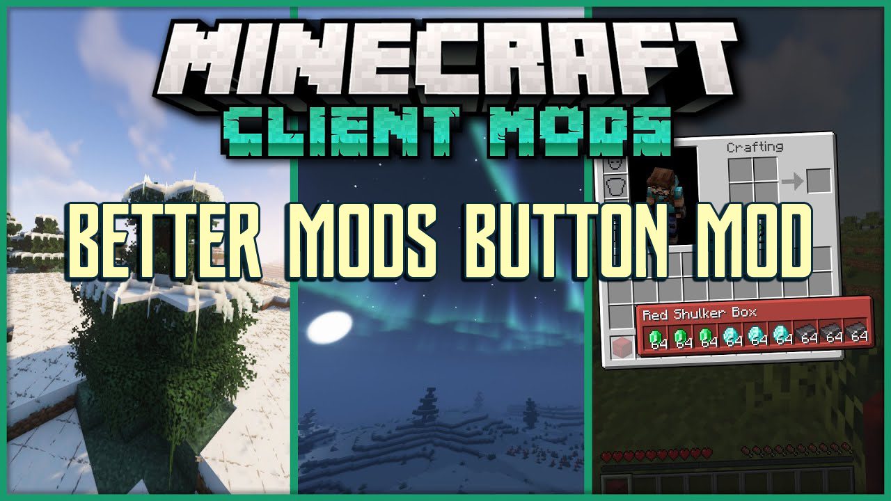 Better Mods Button Mod (1.20.4, 1.19.4) - Easy access in-game Mod Configuration 1