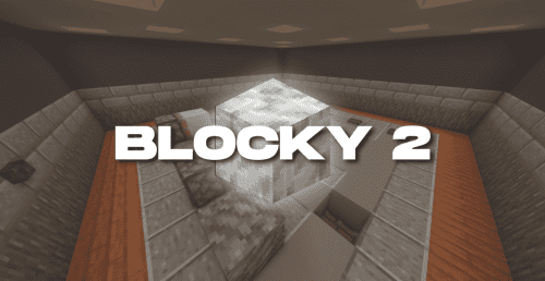 Blocky 2 Map (1.19.3, 1.18.2) – Push the Block To Solve Puzzles Thumbnail