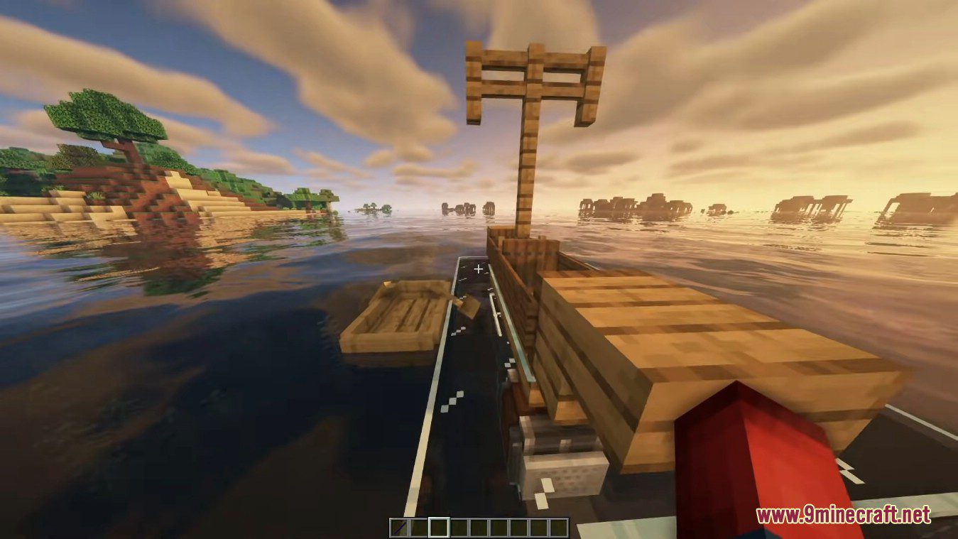 Boat Contraptions Mod (1.16.5) - Drivable Boat 2