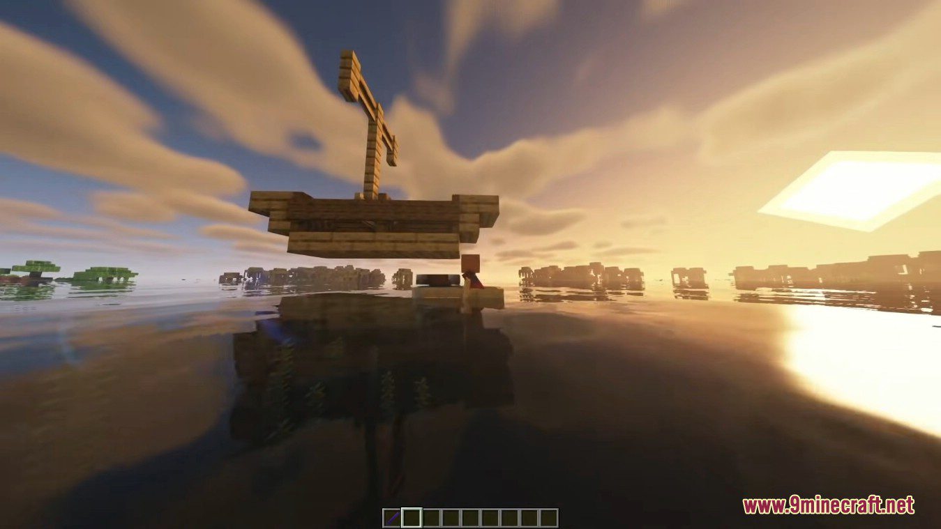 Boat Contraptions Mod (1.16.5) - Drivable Boat 3