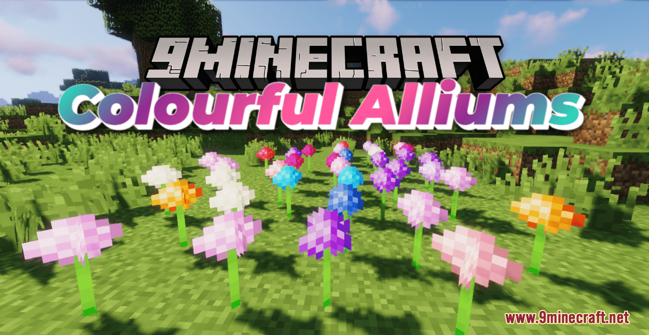 Colourful Alliums Resource Pack (1.19.3, 1.18.2) - Texture Pack 1