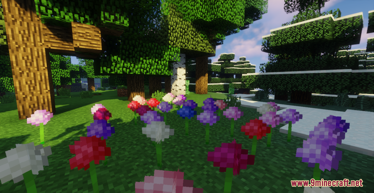 Colourful Alliums Resource Pack (1.19.3, 1.18.2) - Texture Pack 2