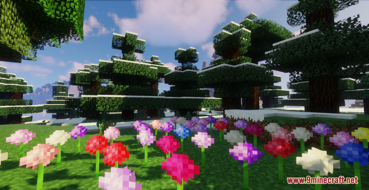 Colourful Alliums Resource Pack (1.19.3, 1.18.2) - Texture Pack 3