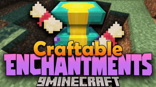 Craftable Enchantments Mod (1.19.1, 1.18.2) – Craft the Sacred Scrolls Thumbnail