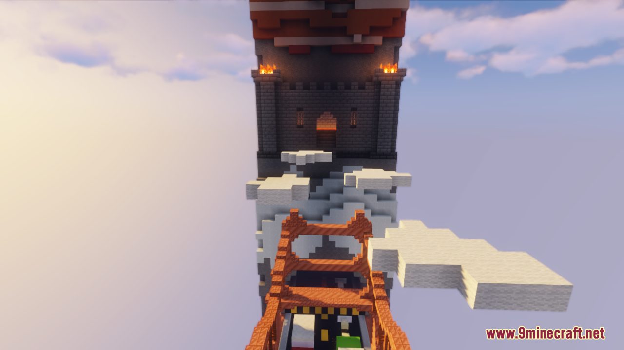 Crazy Mountain Parkour Map (1.19.4, 1.18.2) - Parkour To The Top! 5