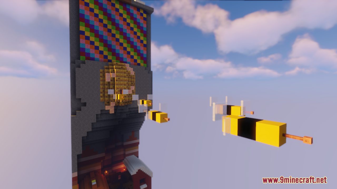 Crazy Mountain Parkour Map (1.19.4, 1.18.2) - Parkour To The Top! 8